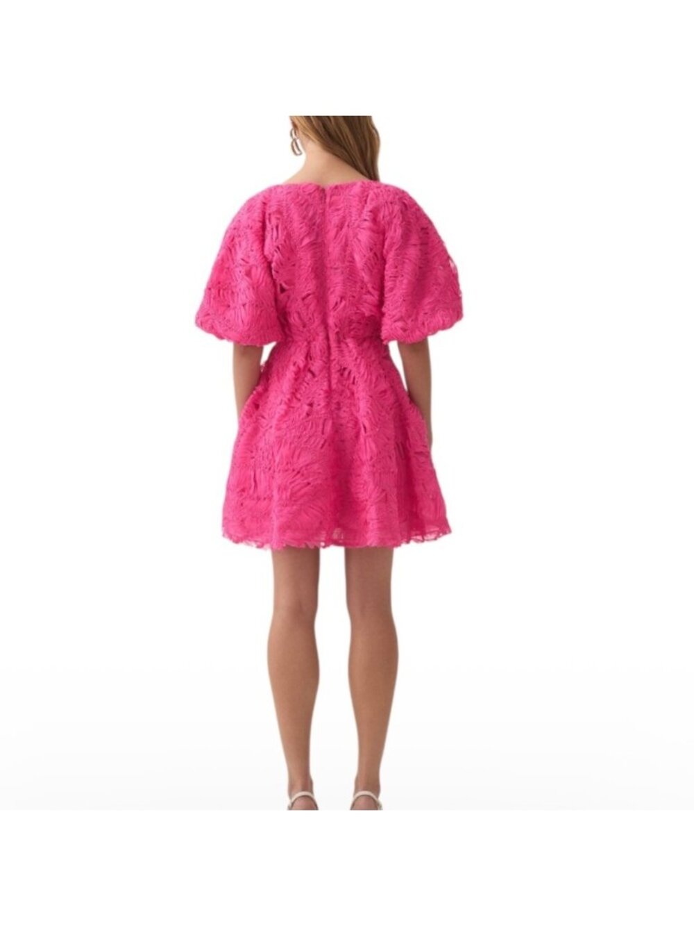 NWT AJE Women’s Florential Pink Mini Swing Dress - Picture 3 of 13